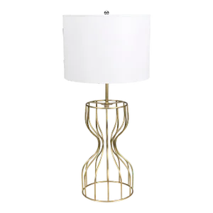 NOIR Perry Table Lamp with Shade, Metal with Brass Finish