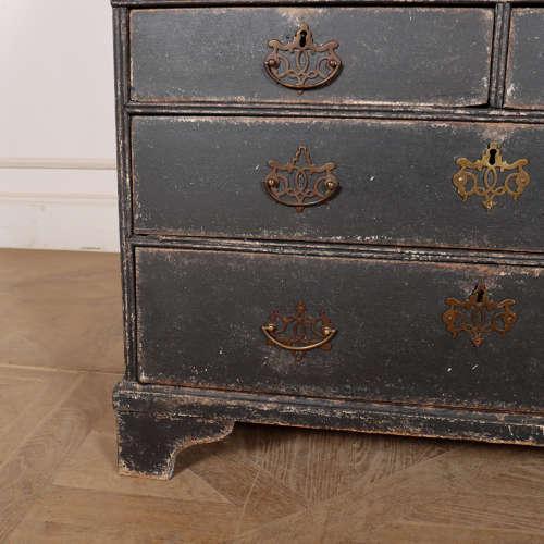 English Painted Secretaire, 18th Century For Sale - Image 4 of 11