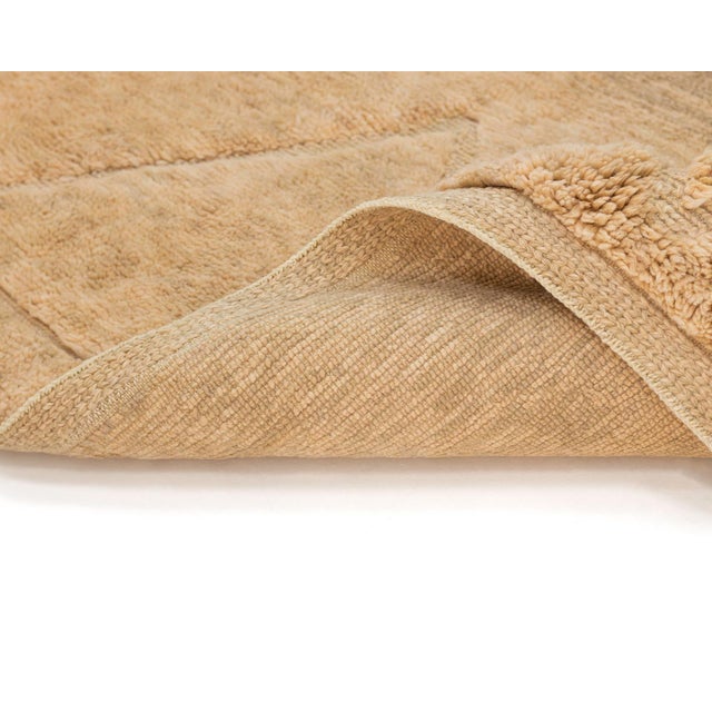Textile Hand-Knotted Wool Rug by Azele Studio For Sale - Image 7 of 10