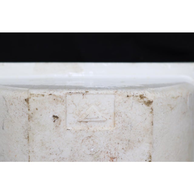 Vintage Recessed White Ceramic Fairfacts Co. Bathroom Soap Dish For Sale - Image 11 of 11