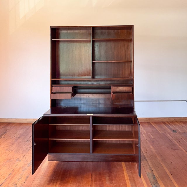 Mid-Century Modern Rosewood Model 9 Display Case From Omann Jun Møbelfabrik, 1960s For Sale - Image 3 of 18