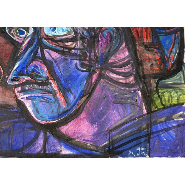 Josip Botteri Dini, Untitled, 1970s, Acrylic & Paper For Sale - Image 4 of 10