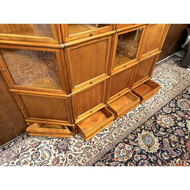 English Corner Bookcase from Globe Wernicke For Sale - Image 17 of 18