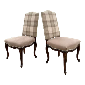 Ralph Lauren Noble Estate Classic Carved Wood Dining Side Chair, Iconic
