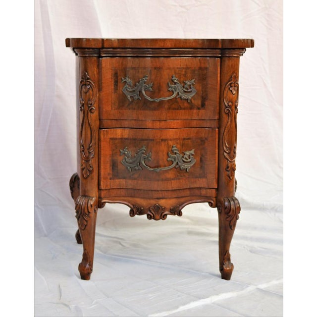 Chippedal Bedside Tables in Wood, 1970s, Set of 2 For Sale - Image 14 of 17