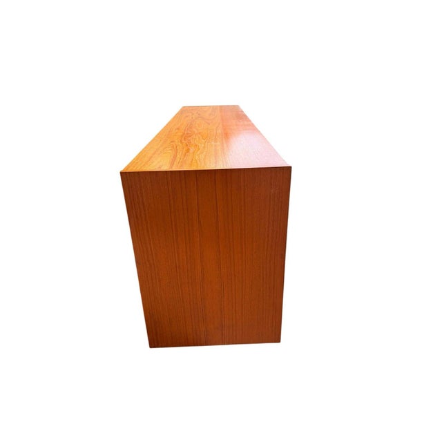 Danish Teak Credenza | Four Sliding Doors | C. 1960s For Sale - Image 11 of 14