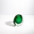 Drawing inspiration from the lush landscapes and serene waters surrounding Venice, the Pois Green Murano vase embodies a...