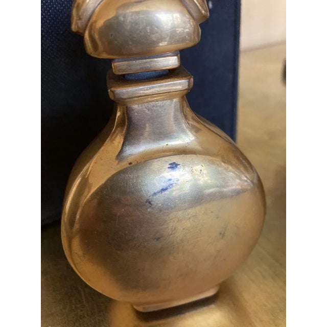Art Deco Gold Glass Perfume Bottle from Caron Paris For Sale - Image 16 of 18