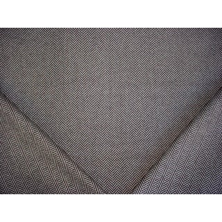 Ralph Lauren Lfy62138f Balines Herringbone in Brown / Cream - Fine Wool Upholstery Drapery Fabric - 3-5/8 Yards For Sale