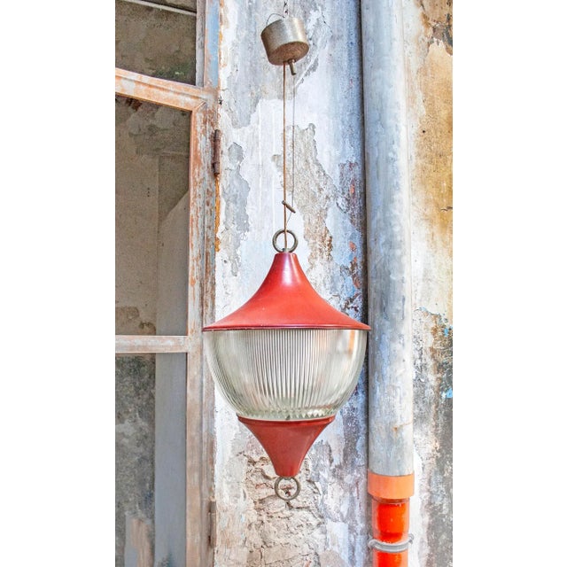 Industrial Ceiling Lamp by Sergio Mazza, Italy, 1960s For Sale - Image 9 of 9