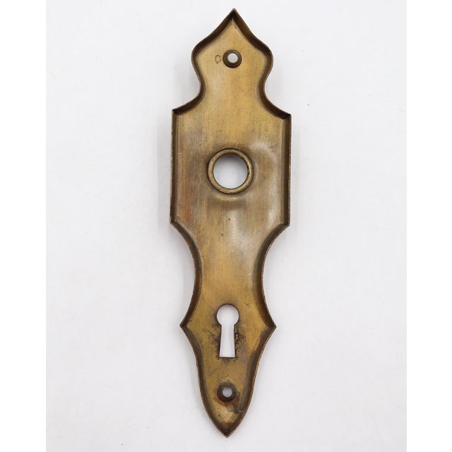 Vintage Passage Traditional Brass Door Knob Set For Sale - Image 9 of 11