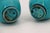 19th Century Burmantofts Pottery Set of Two Turquoise Vases For Sale - Image 13 of 14