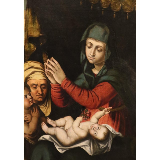 Scipione Pulzone, Madonna and Child, 1590, Oil on Canvas For Sale - Image 4 of 16
