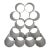 1970s Modular Interlocking Aluminum Wine Rack For Sale