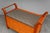 Art Nouveau Chest Bench in Cherry Wood and Bird's-Eye Maple, 20th Century For Sale - Image 17 of 18