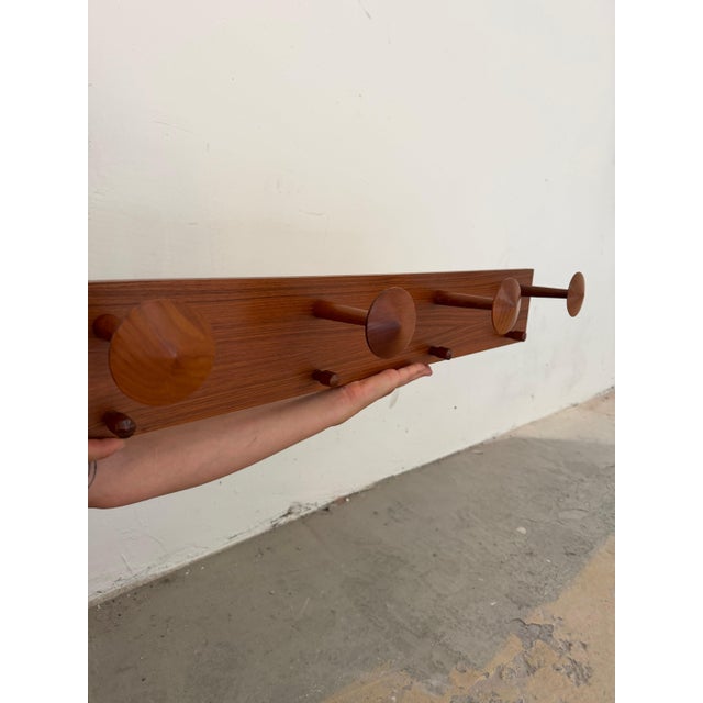 Teak Coat Rack, Denmark For Sale - Image 10 of 11