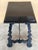 Wood 19th Century Ebonized Baroque Spanish Side Table with Lyre Legs For Sale - Image 7 of 18