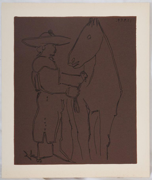 Pablo Picasso, Picador and Horse, Etching
