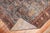Textile Early 20th Century Blue Square Sarouk Farahan Small Rug - 3'11" x 4'3" For Sale - Image 7 of 9