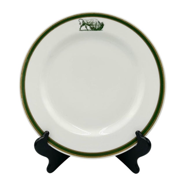 Vintage New York Stock Exchange Luncheon Club Plate 11"d For Sale In Washington DC - Image 6 of 11