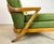 Asparagus Mid Century Modern Pecan Wood “Sophisticate” Lounge Chair by Tomlinson Restored For Sale - Image 8 of 12