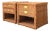 Vintage Braided Rattan Nightstands - A Pair For Sale