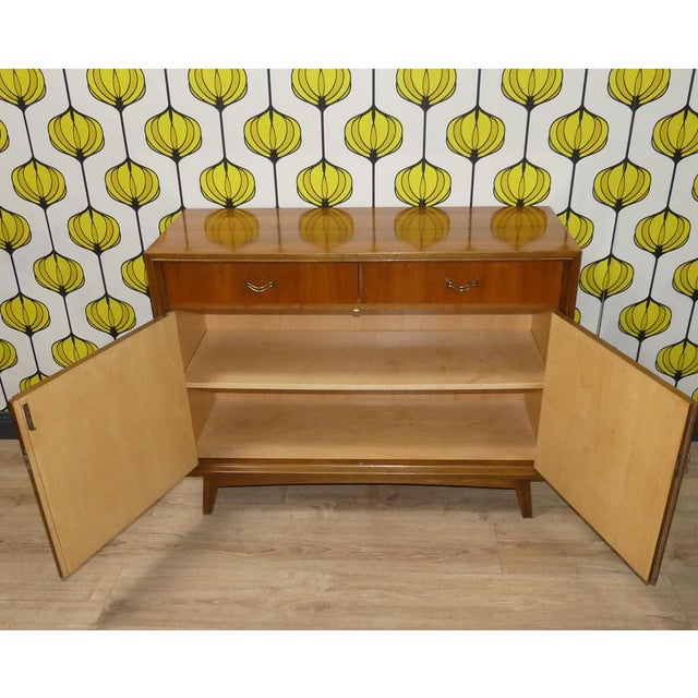 Vintage Chest of Drawers in Walnut, 1960s For Sale - Image 9 of 14