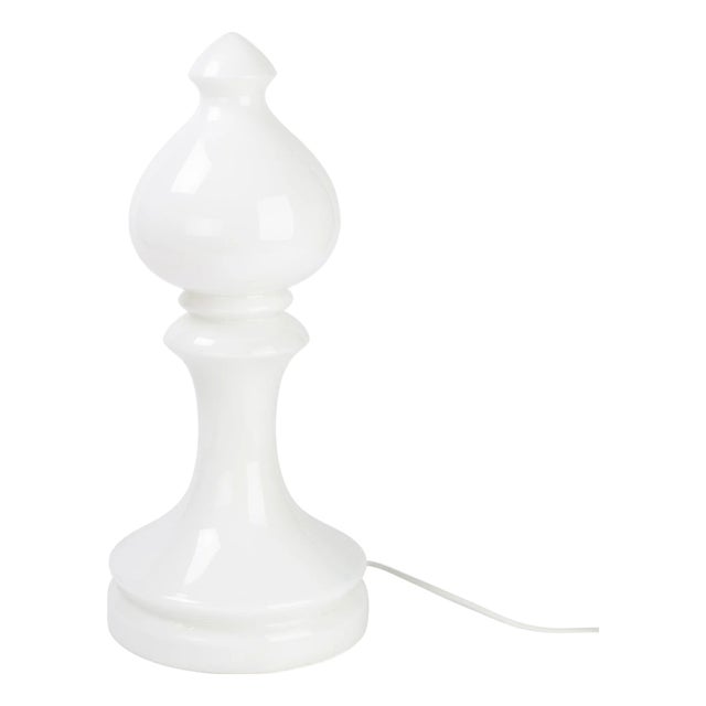 Bishop Table Lamp by Ivan Jakeš for Lighting Glass Valašské Meziříčí, 1970s For Sale