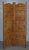 Hand Carved Solid Teak Folding Screen with Brass Inlaid Detail For Sale - Image 10 of 17