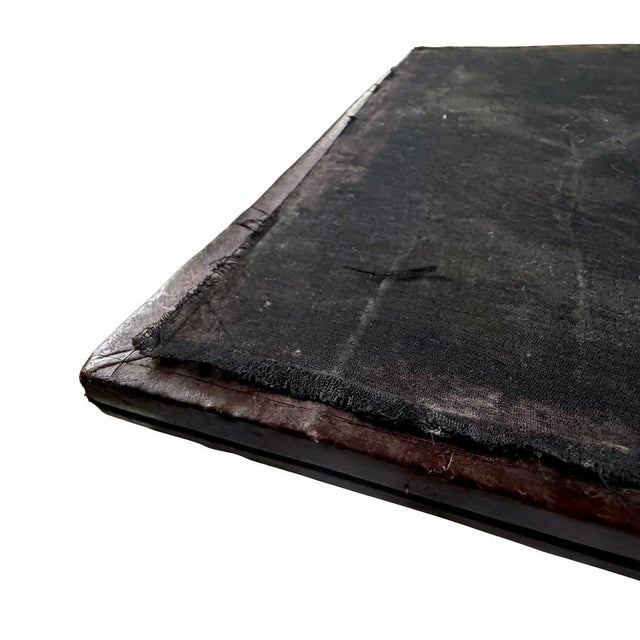 Large 20th Century North African Hand-Tooled Foldable Leather Writing Desk Pad Blotter, 1950s For Sale - Image 13 of 14