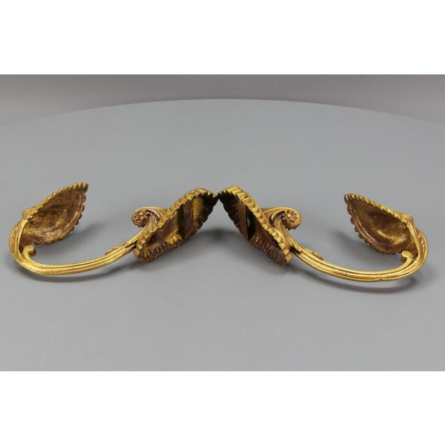 Early 20th Century French Bronze Curtain Tiebacks, 1890s, Set of 2 For Sale - Image 14 of 18