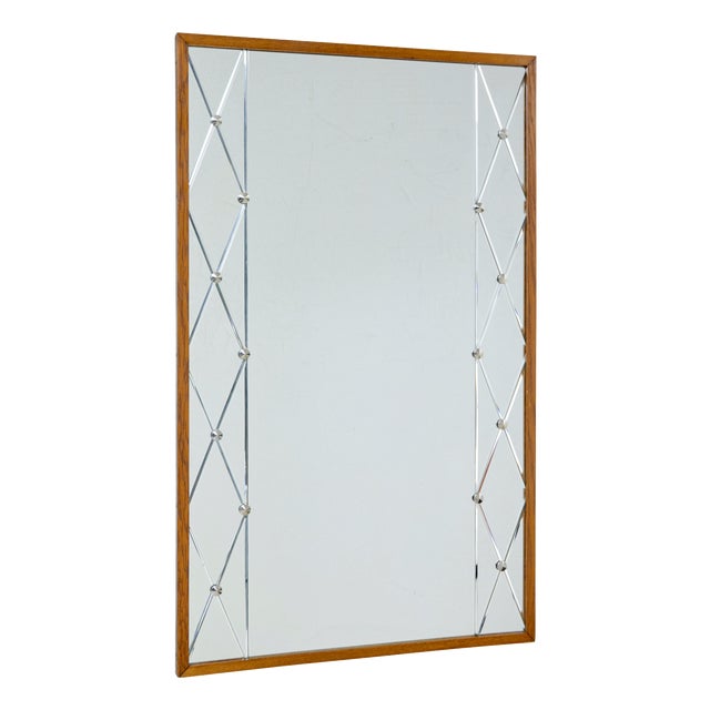 Mid-Century Scandinavin Segmented Wall Mirror by G&T, 1960 For Sale