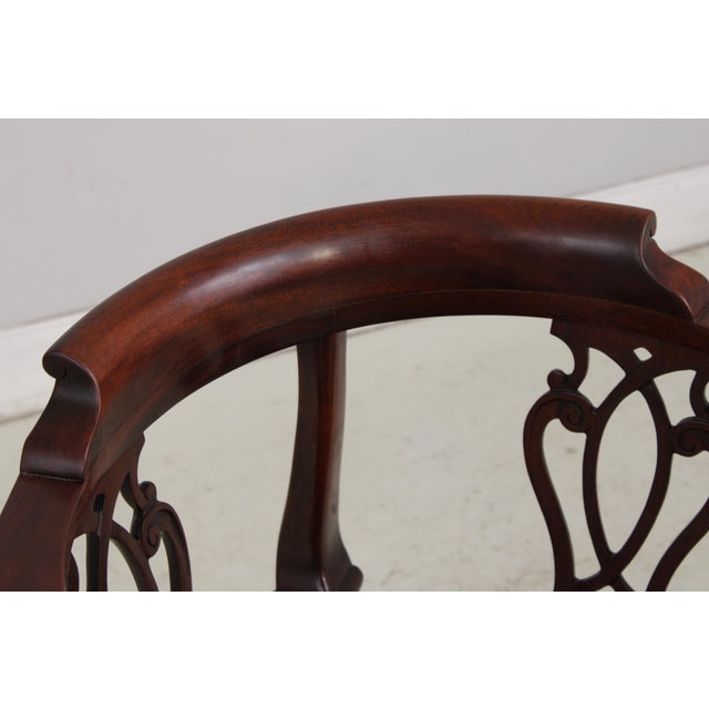 Southwood Ball & Claw Mahogany Corner Chair For Sale In Philadelphia - Image 6 of 15