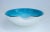 Glass C.1960's Italian Alfredo Barbini Hand-Blown Murano Catchall, Decorative Bowl - Cerulean Blue Azure With White Outer Casing For Sale - Image 7 of 13