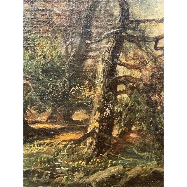 Alfred Williams, Woodland Landscape, 19th Century, Oil on Canvas, Framed For Sale - Image 4 of 8