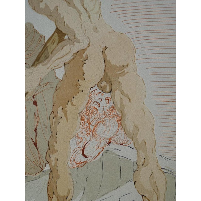 Salvador Dali, Charon et le passage de l'Achéron, Nude, Etching For Sale - Image 5 of 6