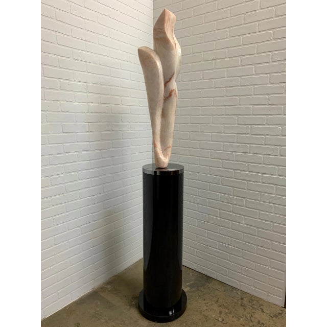 Modern Marble Sculpture Titled "Desert Flower" by Marcia Mitchell Reese For Sale - Image 3 of 13
