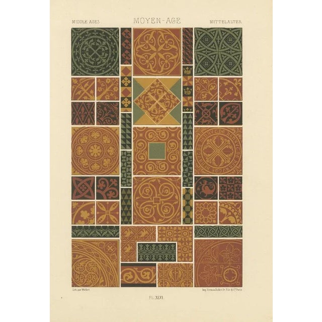 Firmin-Didot after Albert Racinet, XLVI of L’Ornement Polychrome, 1869, Paper For Sale - Image 6 of 10