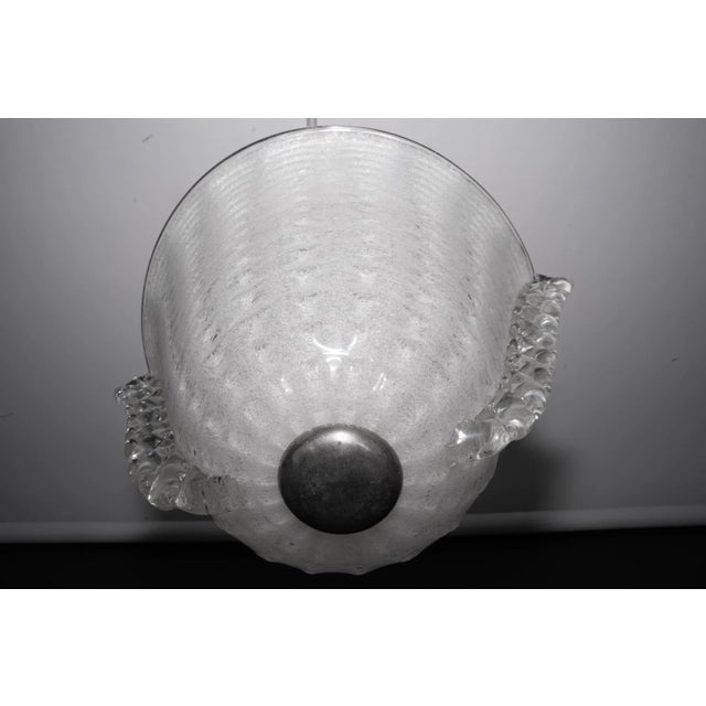 Art Deco Pendant in Pulegoso Murano Glass by Ercole Barovier, 1940s For Sale - Image 14 of 18