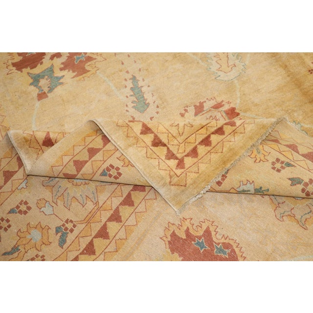 Red Early 21st Century Oversize Traditional Pishawar Rug - 13'2" x 19'8" For Sale - Image 8 of 15