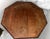 1950s 1950s Vintage Octagonal Table With Ornate Base Carvings Maybe Mahogany & Drawer For Sale - Image 5 of 10