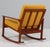 Rocking Chair in Teak and Fabric by Søren Ladefoged, 1960s For Sale - Image 6 of 7