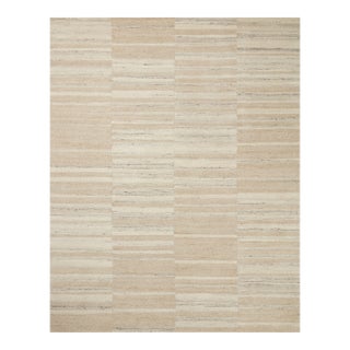 Amber Lewis x Loloi Rocky Natural / Sand 18" x 18" Sample Rug For Sale