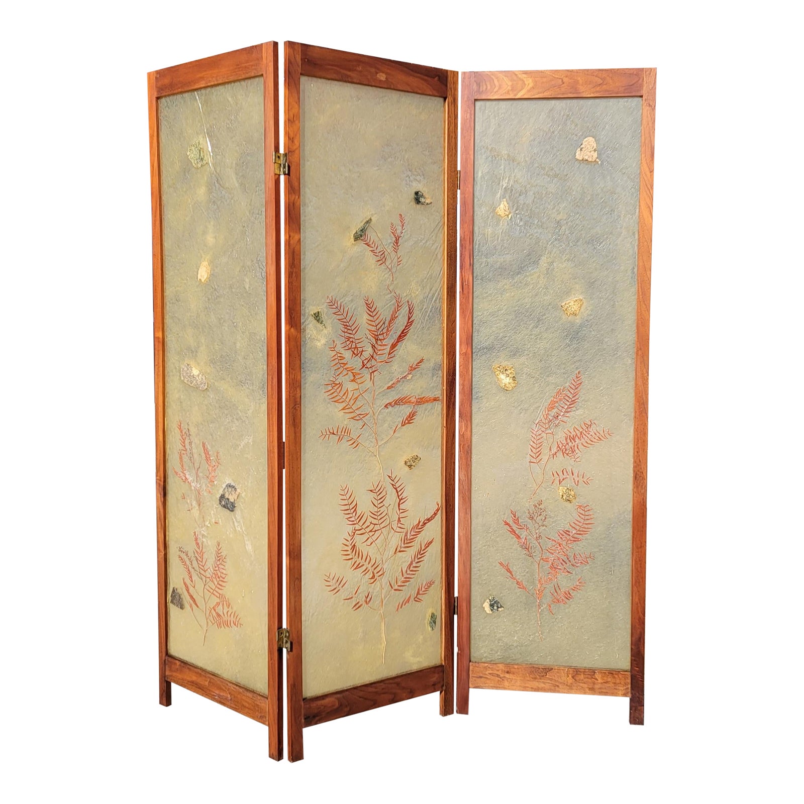 Organic MidCentury Modern Folding Screen Chairish