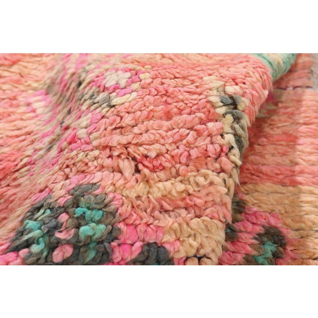 Vintage Boujad Moroccan Rug, 02'06 X 11'10 For Sale In Dallas - Image 6 of 10