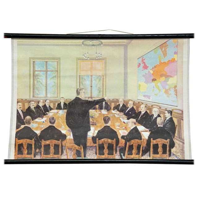 Vintage Mural Wall Chart, 1970 For Sale - Image 6 of 6