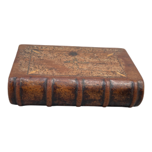 Antique Wooden Book Match Safe