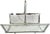 Mid-Century Modern Danny Alessandro Chrome & Glass Fireplace Log Holder / Magazine Rack, Italy, 1970s For Sale - Image 3 of 13