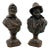 19th Century Old Man & Woman Bronze Sculptures For Sale