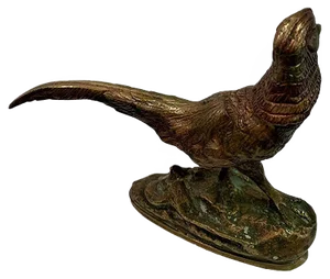 Bronze Figure of Pheasant, Vienna